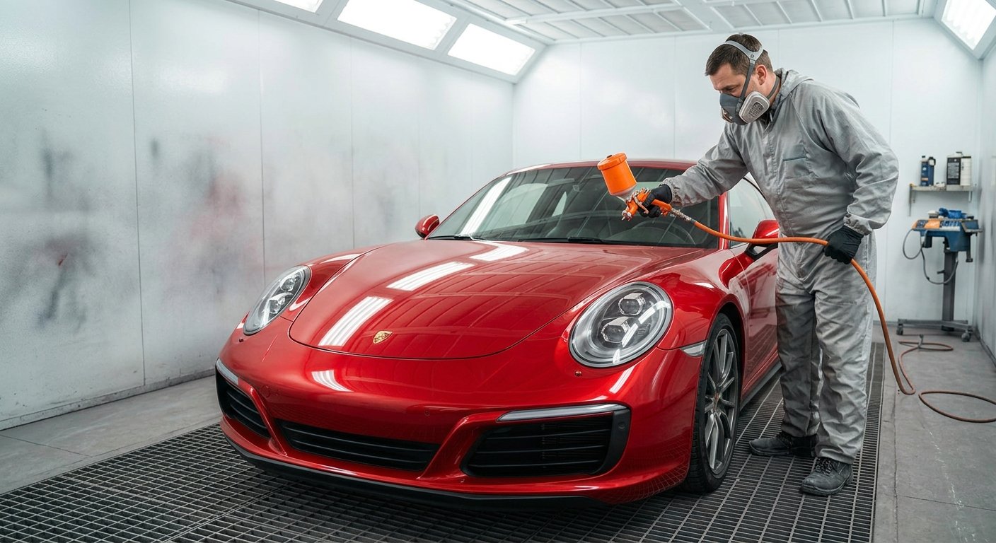 Car paint coating